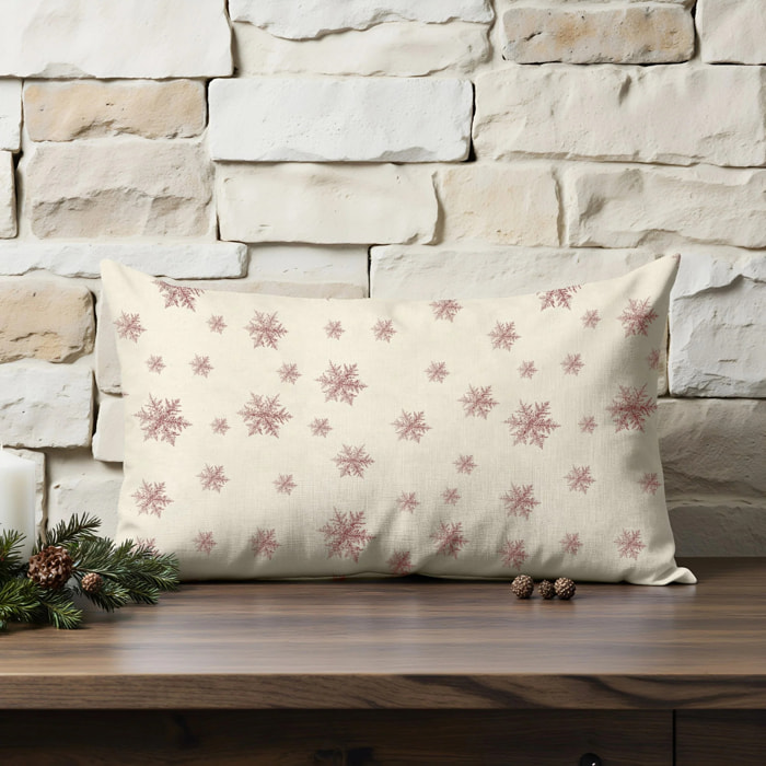Housse de coussin 100% algodón Christmas red Toile 30x50 cm
