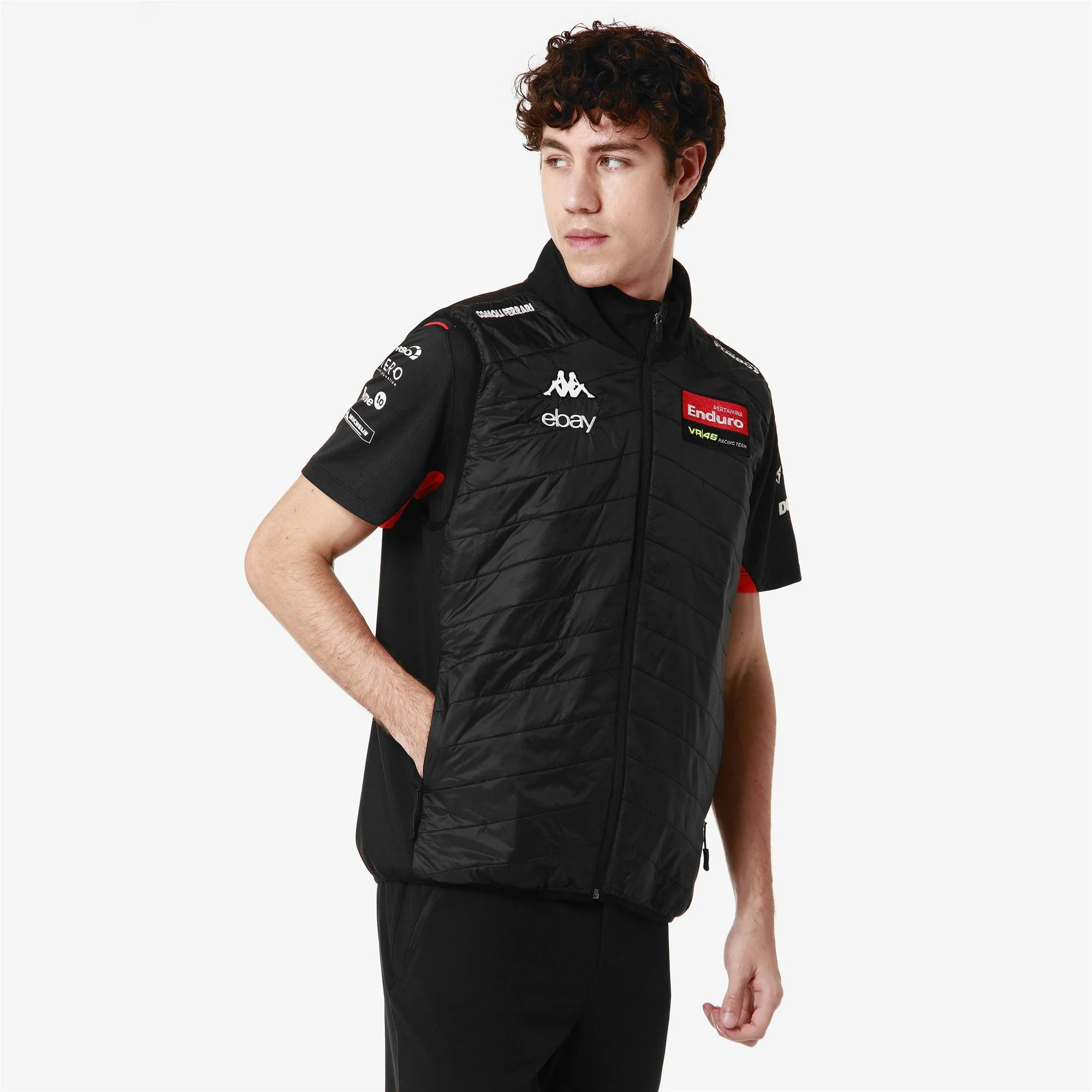 Kappa - Chaquetas Hombre Negro - Arafless Vr 46