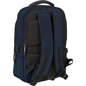 Mochila portatil 15,6"+tablet+usb safta safta business "dark blue"