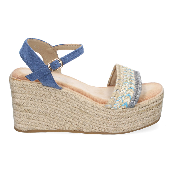 Sandalia de Cuña de Yute para Mujer, Comodas y Elegantes, Diseño Moderno