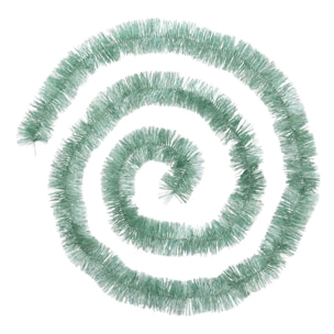 Guirlande de Noël holographique 50x4x2m vert amande