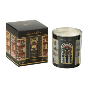 J-Line bougie parfumée Surprise Window - verre - noir/mix