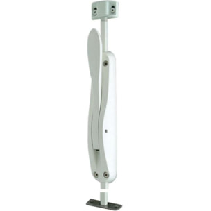 Crémone pompier Deesse LA CROISEE DS applique à levier blanc RAL 9016 B3 - DS6887-785