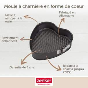 Lot de 2 moules à gâteaux 27/25 cm en acier Spécial créative Spécial créative Zenker  Spécial créative