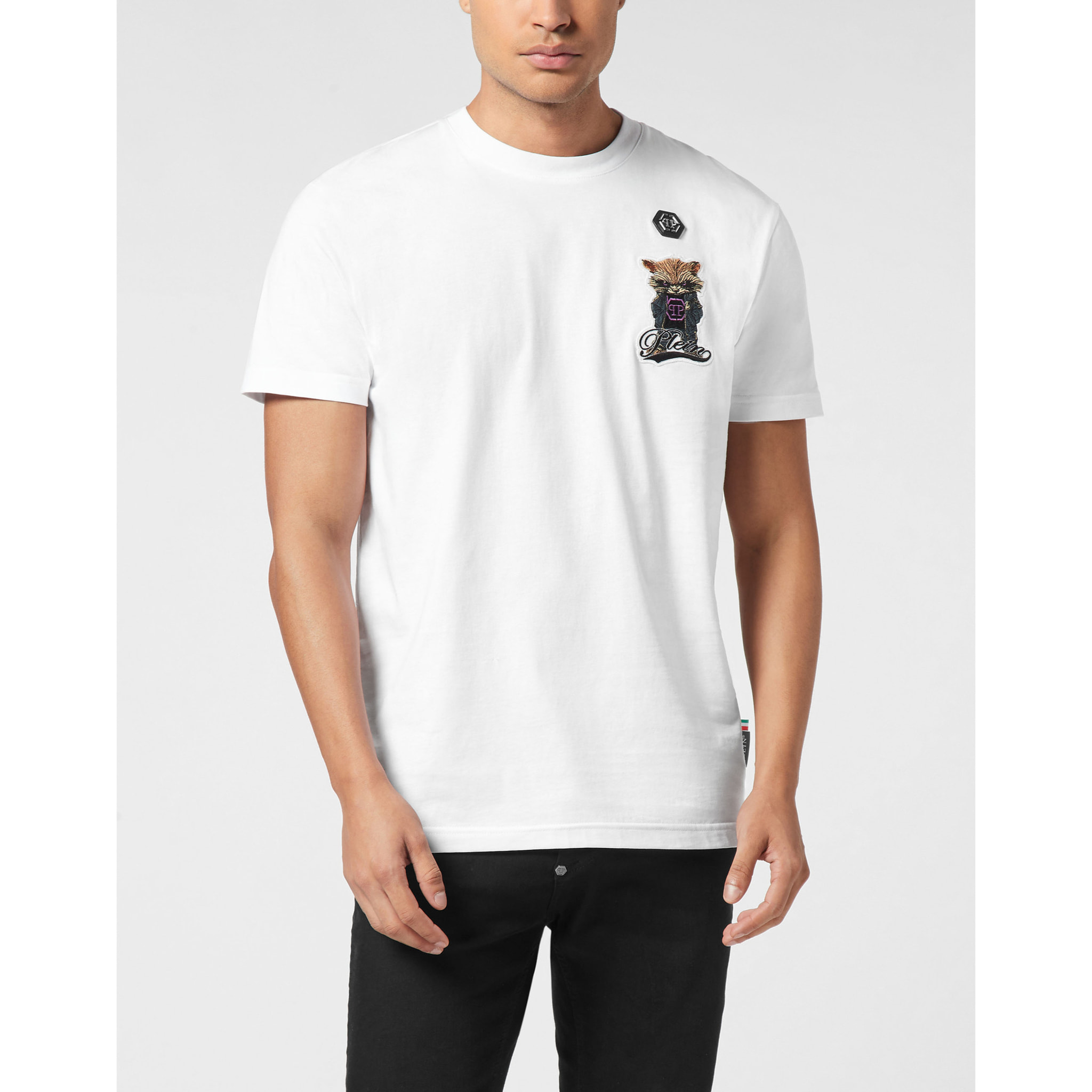 PHILIPP PLEIN T-Shirt Round Neck Ss SIGNATURE