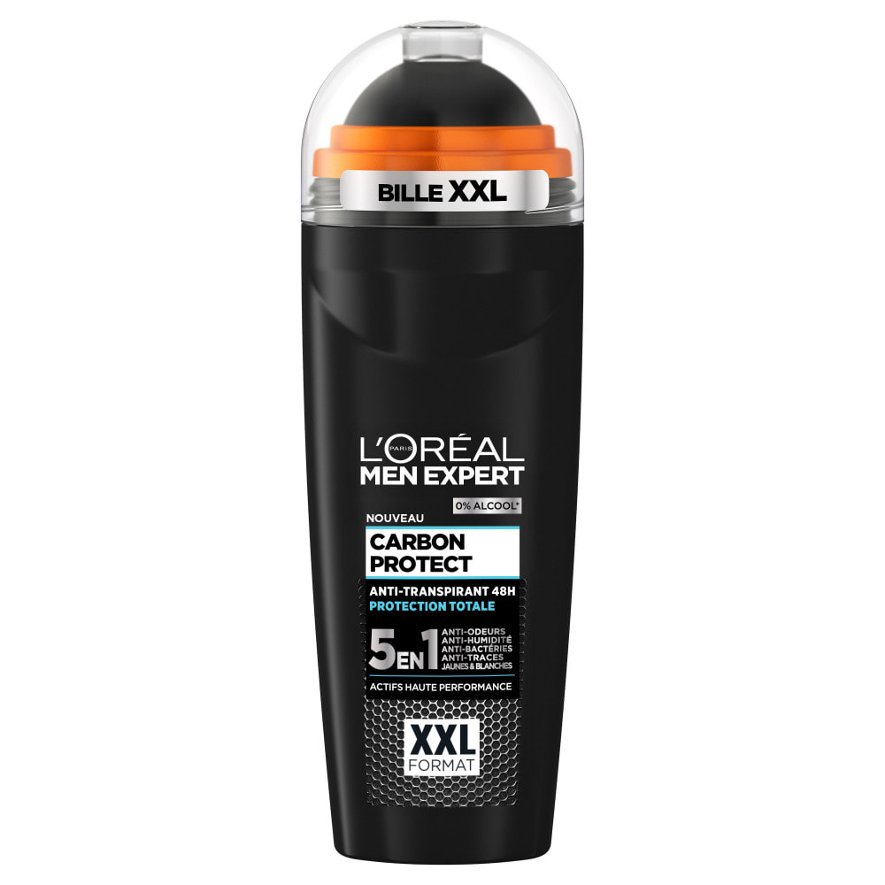 Lot de 6 - Men Expert Carbon Protect 5-en-1 Anti-transpirant 48H format XXL 100ML