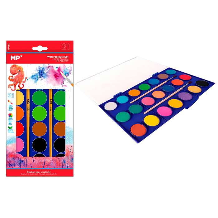 PITTURA AD ACQUA 21 COLORI