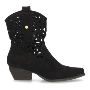 Botas cowboy caladas con tacón.