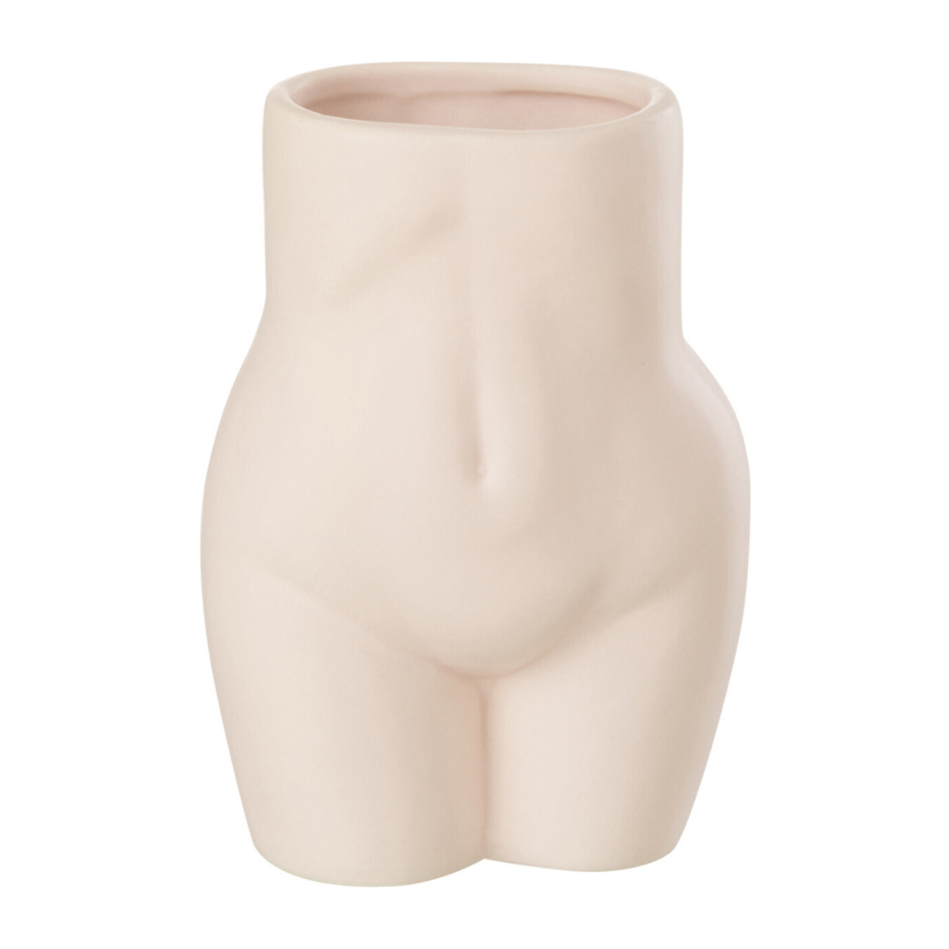 J-Line cache-pot Corps Dolomie - poterie - rose - 2 pcs - 16.5 cm de hauteur