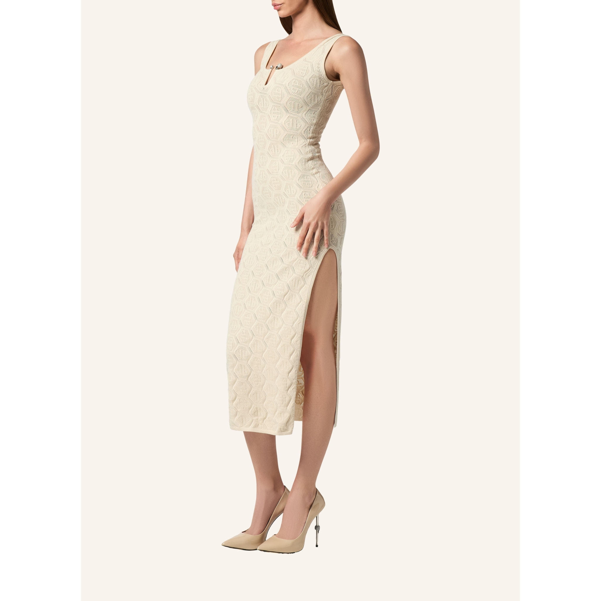 PHILIPP PLEIN Knit Day Dress MONOGRAM