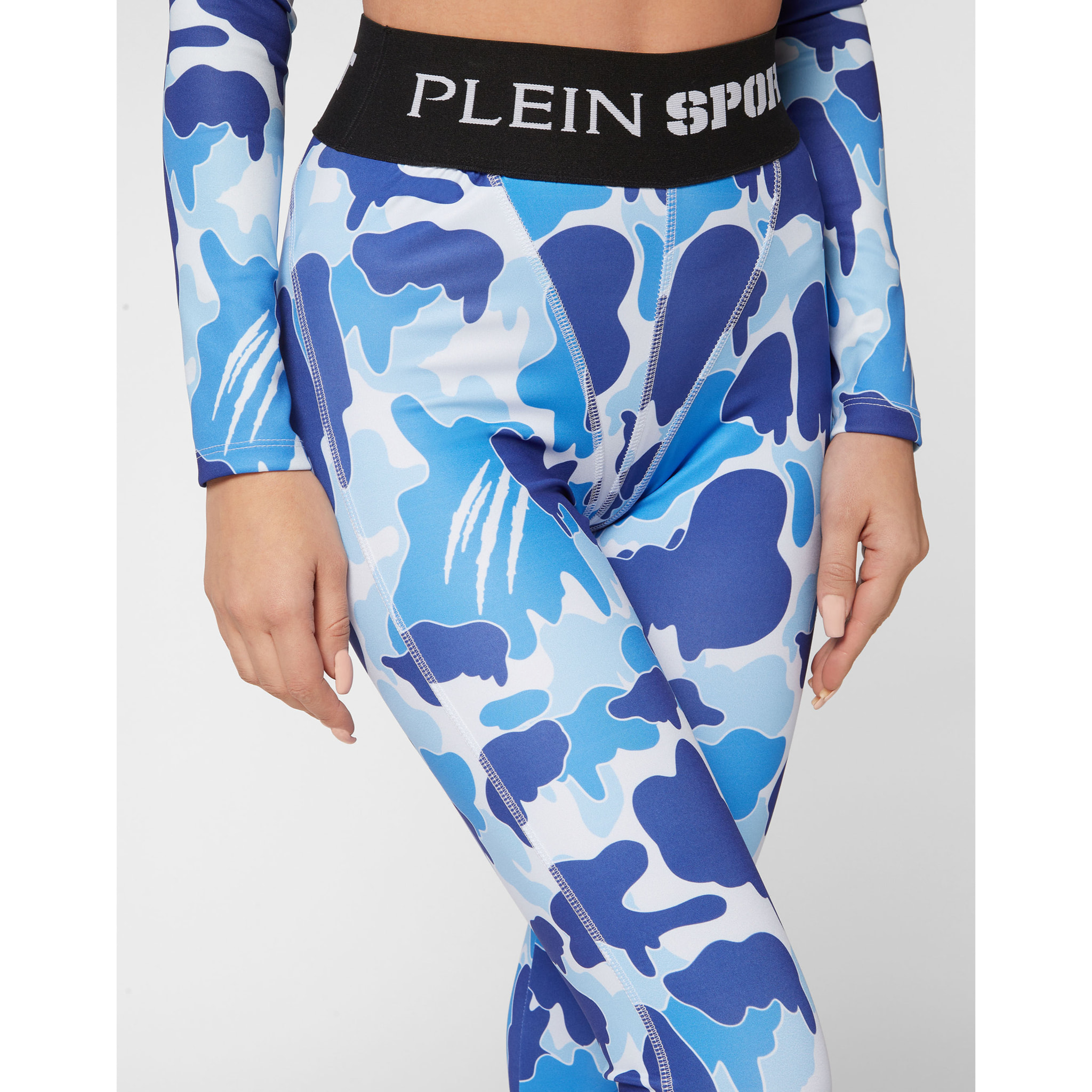 PLEIN SPORT Sport Leggings CAMOUFLAGE