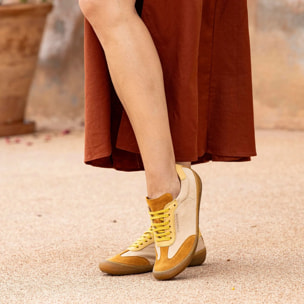 Zapatos N5766 MULTI LEATHER PLUME/PAWIKAN color Plume