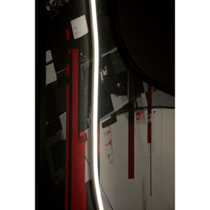 STAMPA C/LED SU TELA PSYCO -A- CM 60X3,5X90 (APPLICAZIONE 3D ACRILICO)