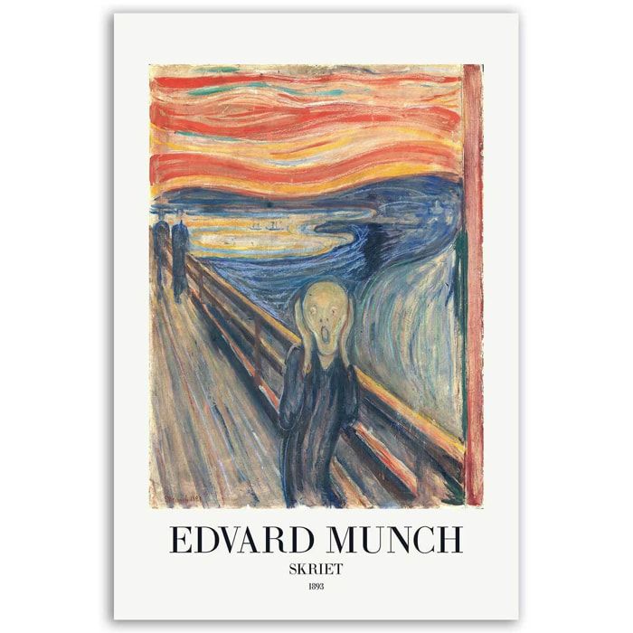 Affiche tableau Le Cri Affiche seule