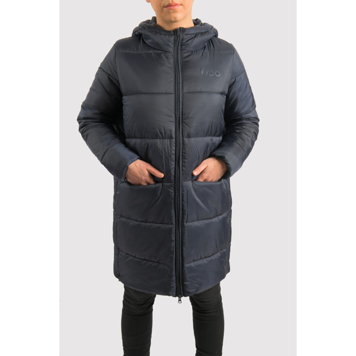 Chaqueta Paris Long Jacket marca ECOON - Azul oscuro