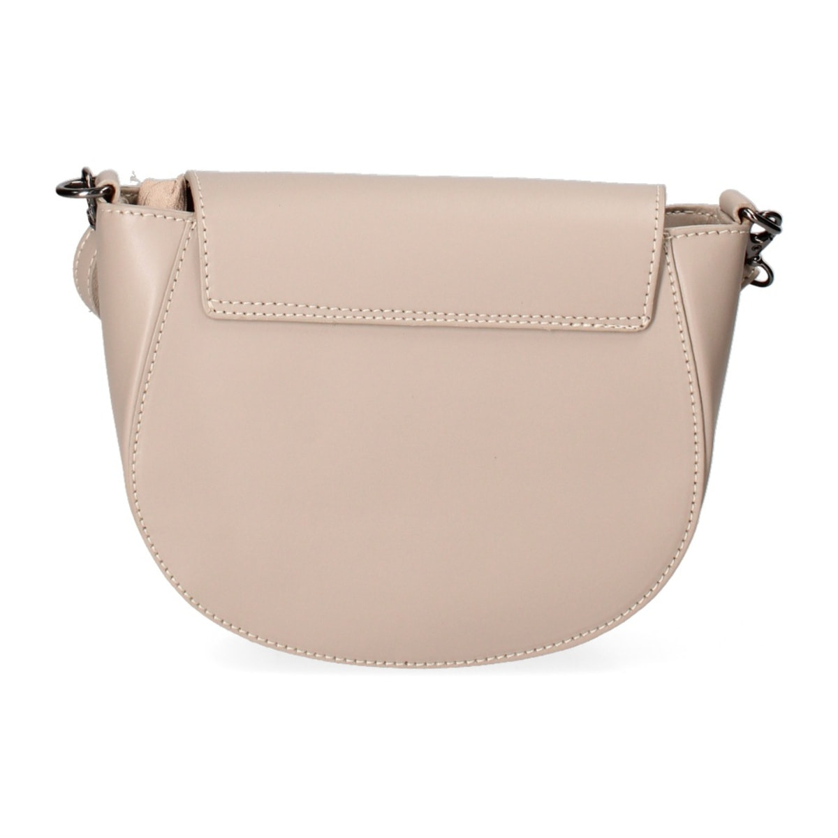Borsa a spalla da donna Made in Italy - Modello Callisto - Pelle Ruga - 20.0 x 17.0 x 7.0 cm