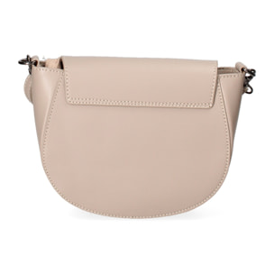 Borsa a spalla da donna Made in Italy - Modello Callisto - Pelle Ruga - 20.0 x 17.0 x 7.0 cm