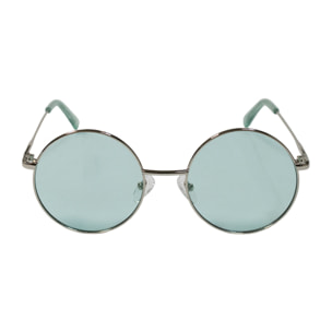Gafas de sol OCEAN CIRCLE - Plateado brillante / Transparenteees color menta