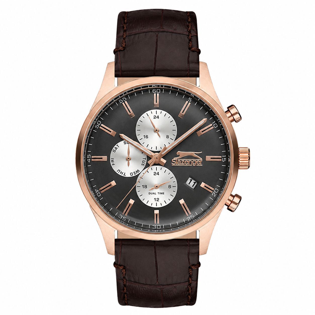 Reloj Slazenger SL.9.6188.2.03 Hombre Analogico Cuarzo con Correa de Cuero
