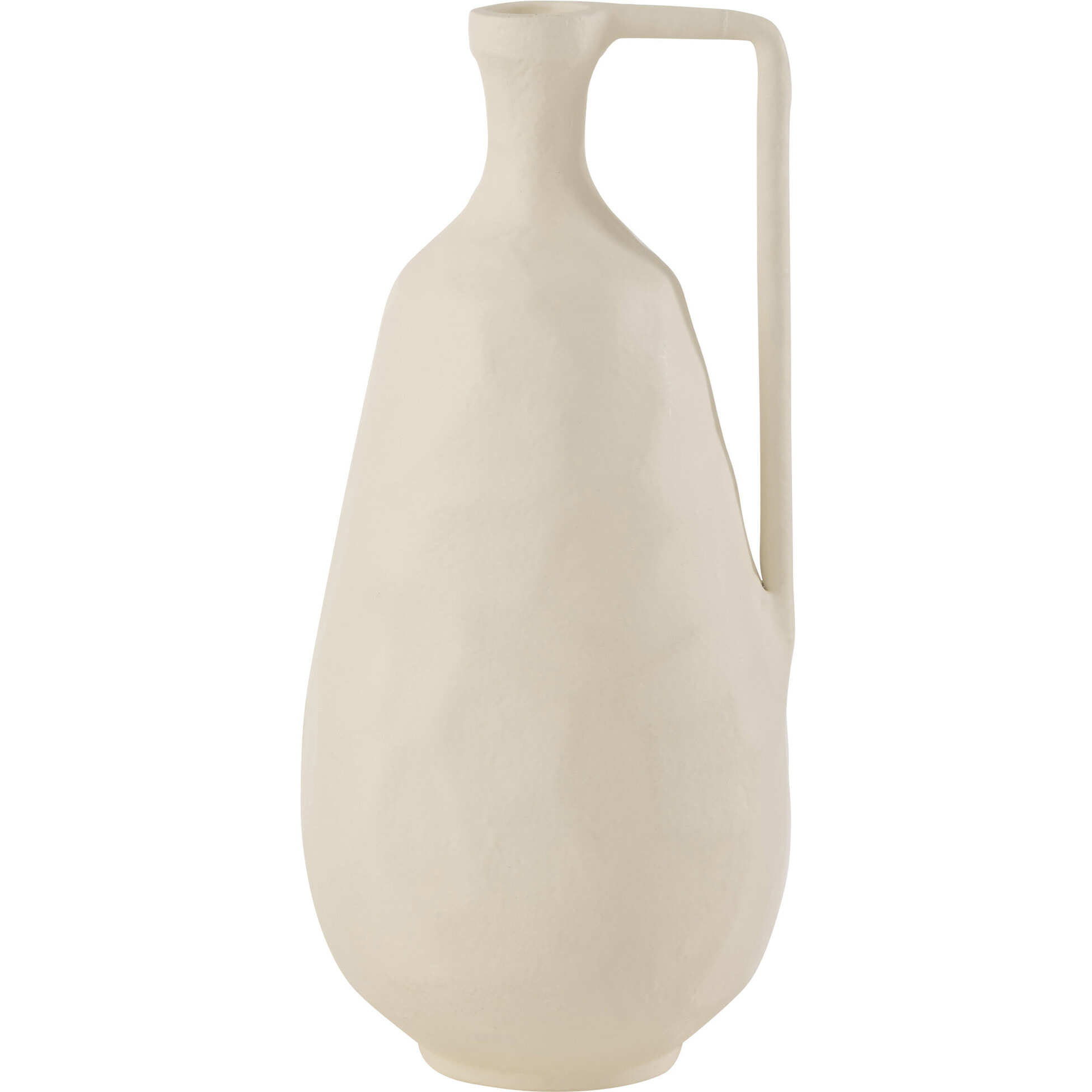 J-Line vase Goa - aluminium - blanc - large