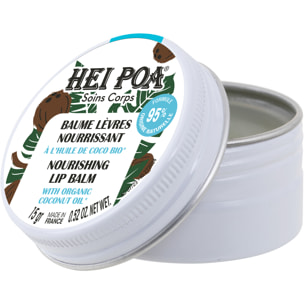 Baume Lèvres Nourrissant - à l'Huile de Coco Bio 15 g
