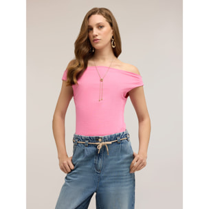 Motivi - Top off-shoulders - Rosa