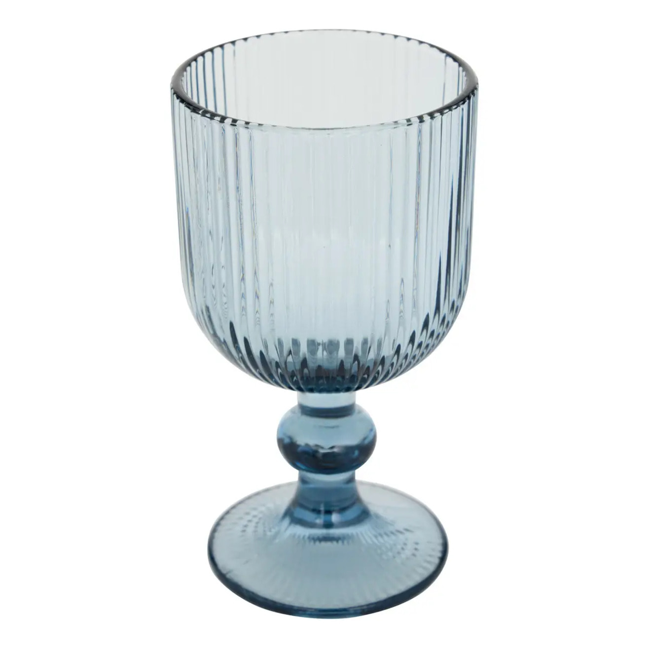 Verre à vin Ema bleu D7,9xH14,3cm