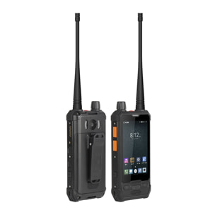 DAM  Smartphone/Radio Walkie Talkie Rugged P2 Plus 4G, Android 8.0, 3GB RAM + 32GB. schermo da 4''. 13MP+5MP. GPS. IP67. UHF. 7x2,7x14,7 cm. Colore nero