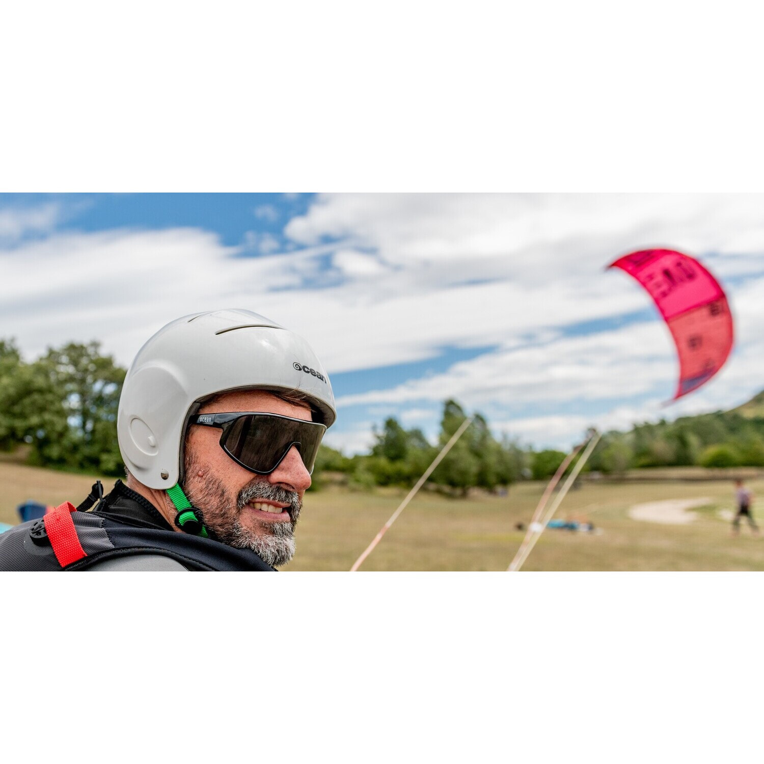 Gafas de deportes acuáticos OCEAN KILLY WATER - Negro mate / Ahumada