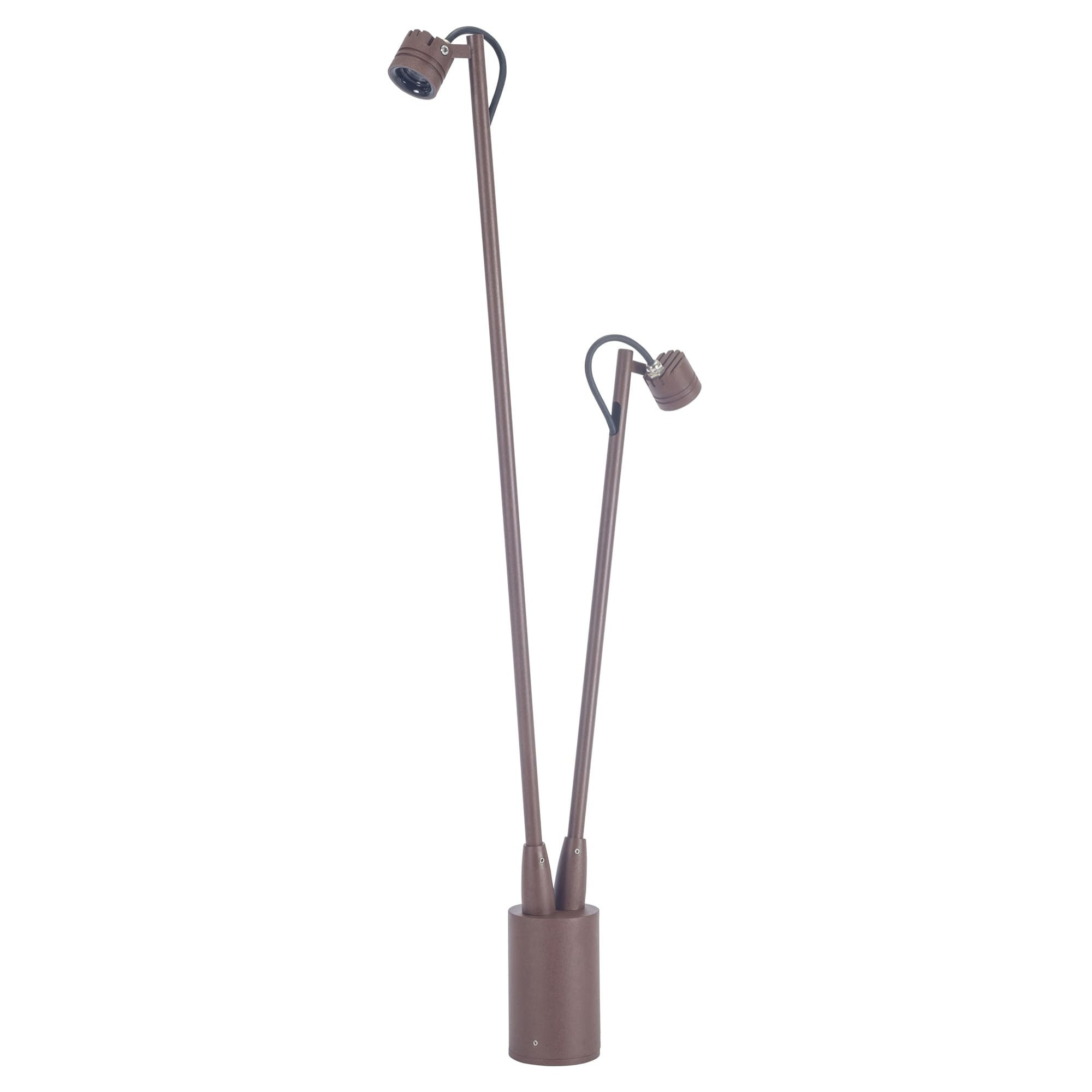 Forlight Fint baliza doble marrón con led blanco cálido 3000K