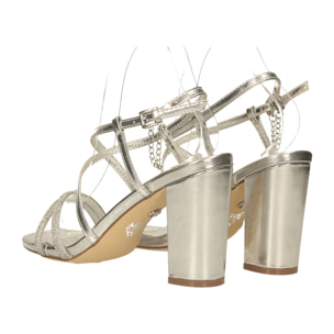 Sandali Donna Tata Italia Argentato