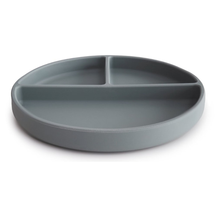 Mushie Plato Ventosa-Compartimentos Solid
