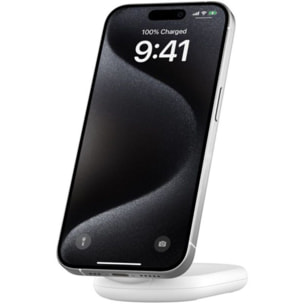 Chargeur induction BELKIN induction 15W 2en1 blanc