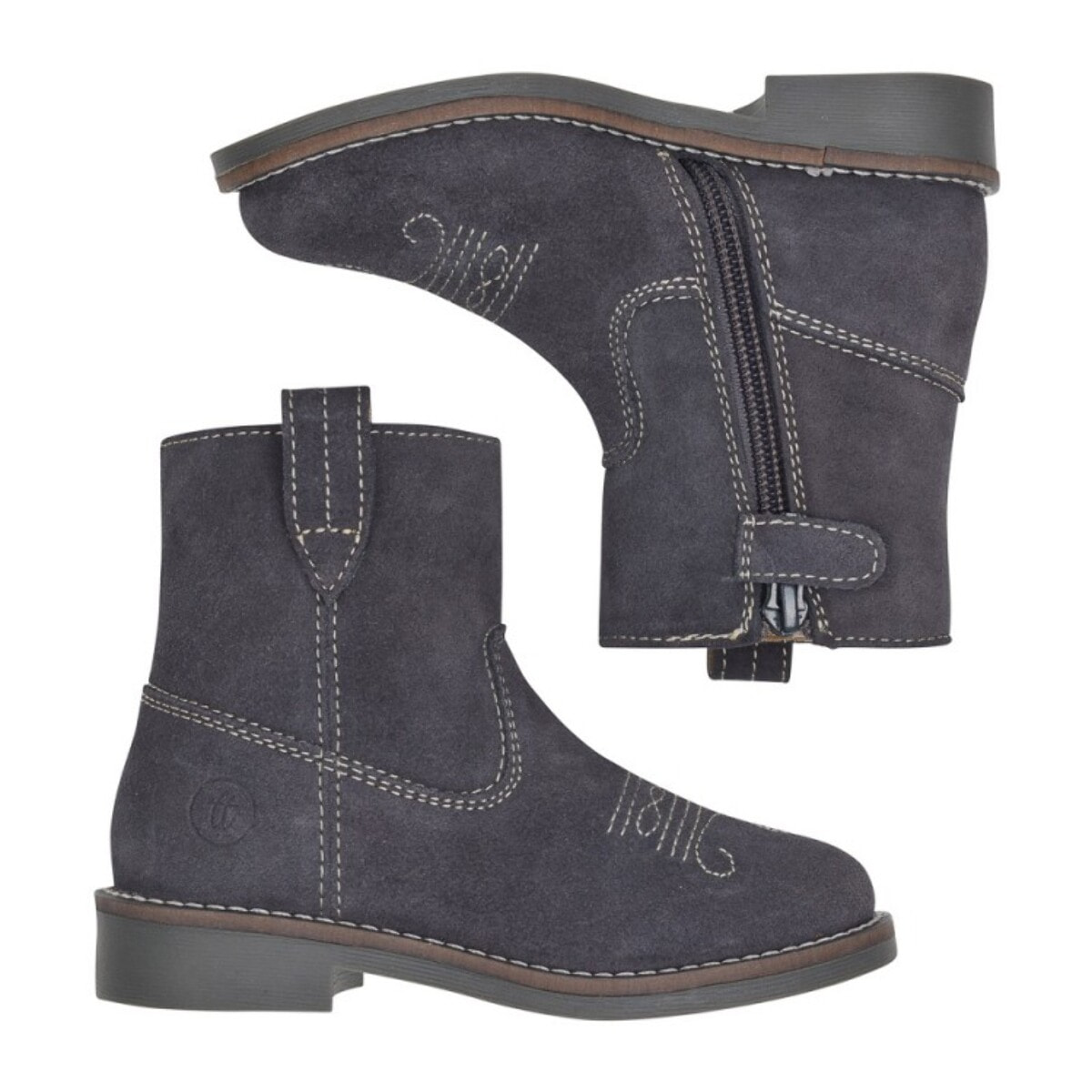 Bota campera en piel