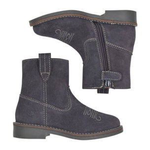 Bota campera en piel