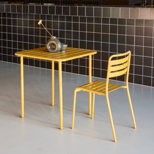 Table de jardin métal 2 places AMÉLIA