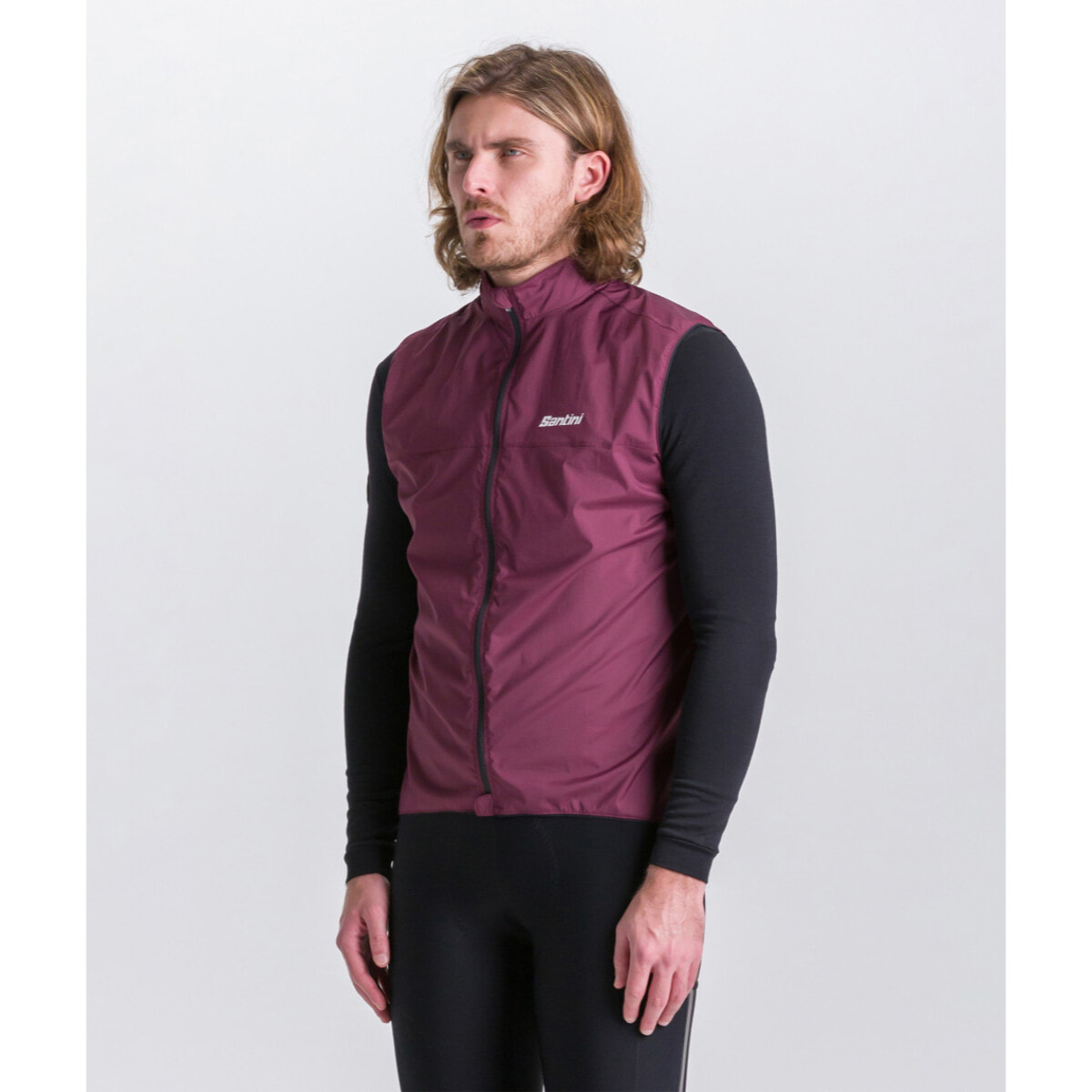 Ventus - Gilet Coupe Vent - Bourgogne - Homme
