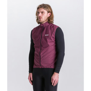 Ventus - Gilet Coupe Vent - Bourgogne - Homme