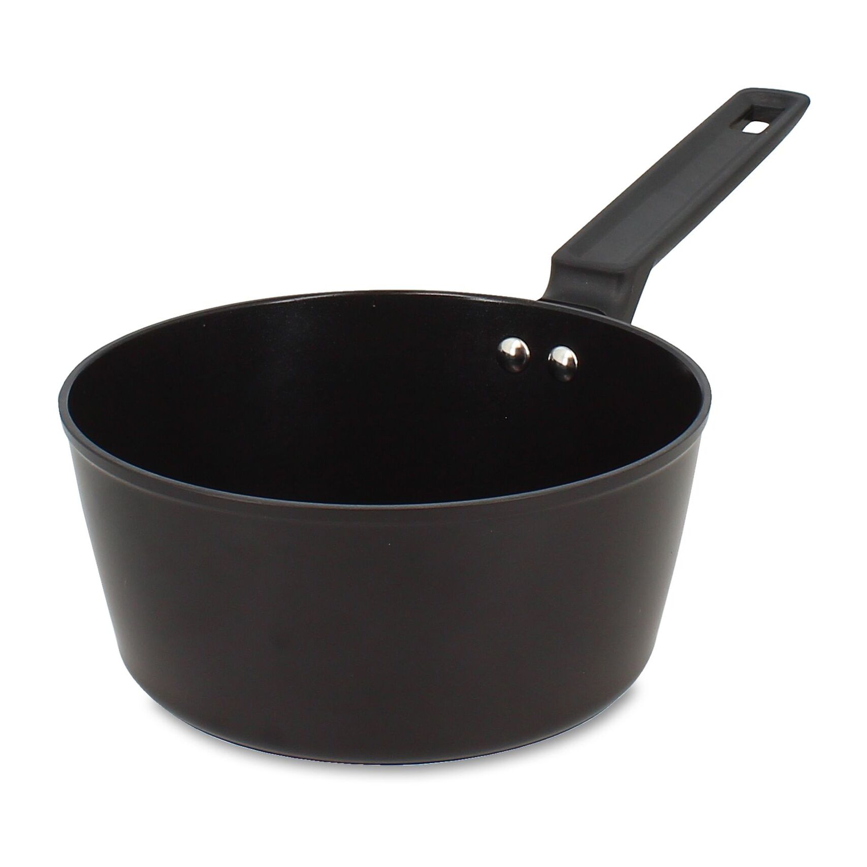 Casserole antiadhésive en aluminium noir 18cm - tous feux FIRST