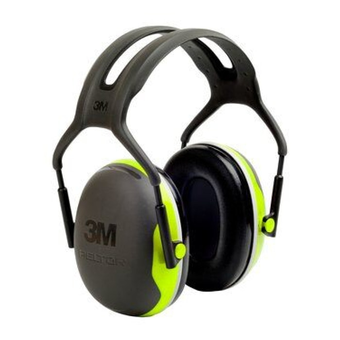 Casque antibruit Peltor X4A 3M - serre-tête - 33dB - vert - X4A
