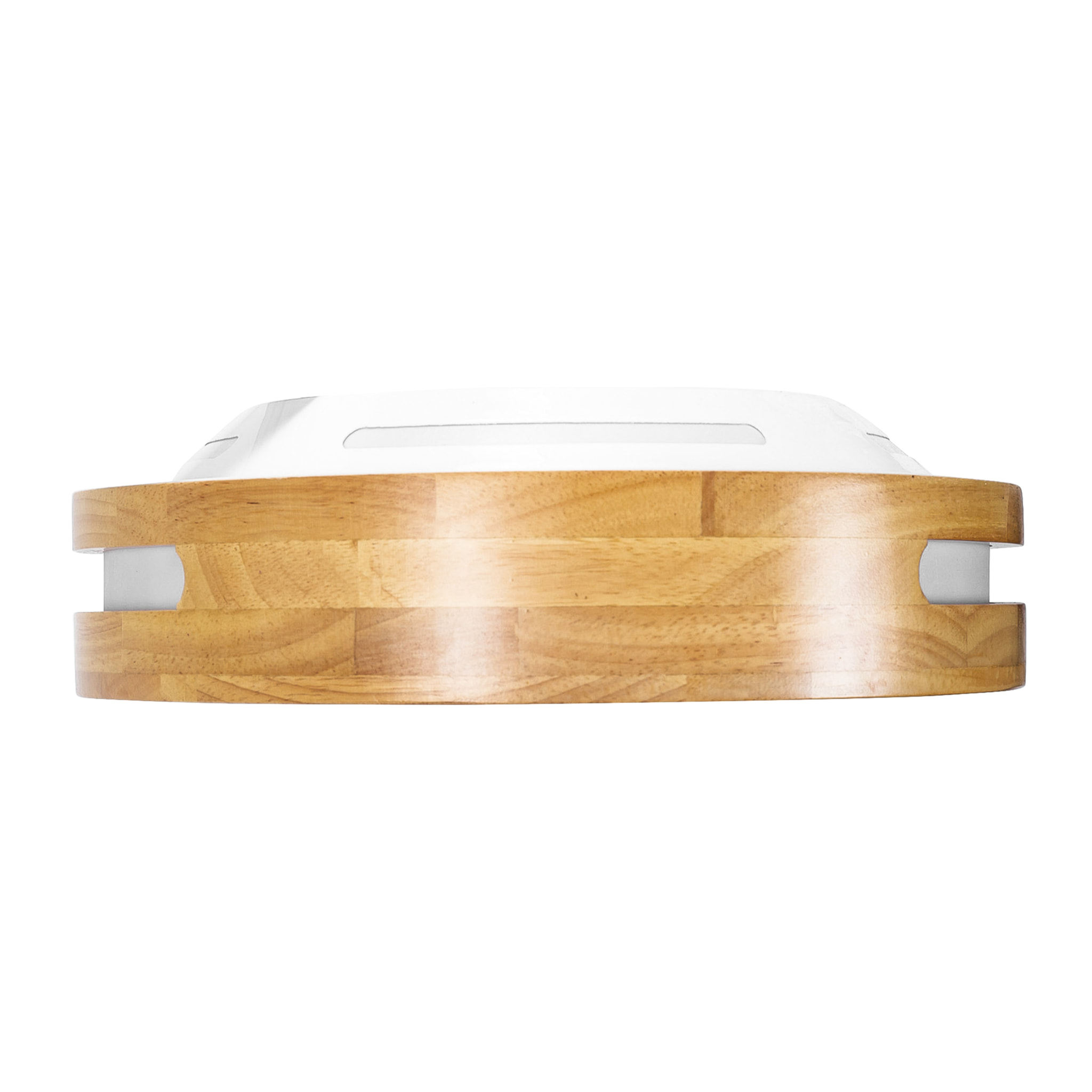 FORLIGHT Plafón LED LU 11.2W Blanco Neutro - 4000K Madera Clara para Interior de Techo en Dormitorio, Comedor, Salón