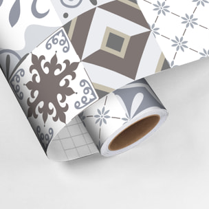 Sticker crédence adhésive - CARRELAGES TOLOMEO - 60x200cm