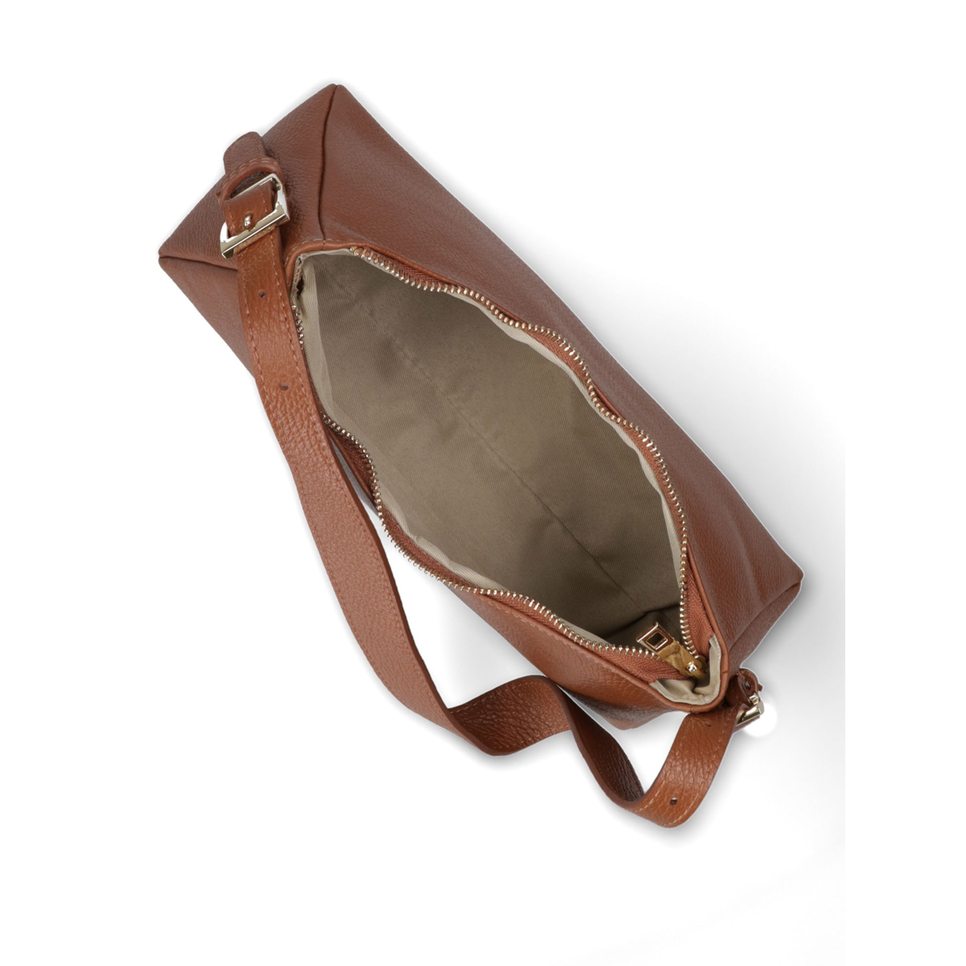 Borsa a mano da donna Made in Italy - Modello Calliope - 100% pelle - 31.0 x 17.0 x 10.0 cm