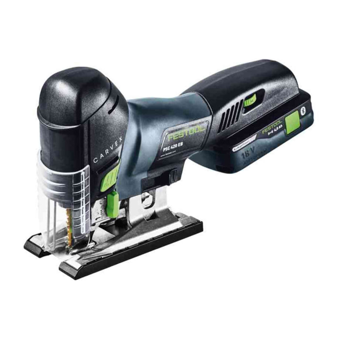 Scie sauteuse sans fil CARVEX PSC 420 HPC 4,0 EBI-Plus - FESTOOL - avec batterie 18V 4.0 Ah - chargeur - systainer - 576525