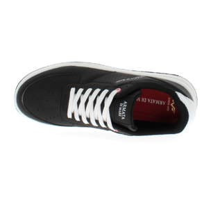 Armata di Mare Scarpe Uomo Sneakers Basse Stringate con Soletta Rimovibile in Memory Foam AMU S24N520 Black