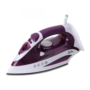 Plancha de vapor JATA PL225 con suela de acero inoxidable. Vapor vertical. 2200 W