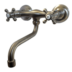 Mélangeur de cuisine mural PAINI Tiffany Gris Acier