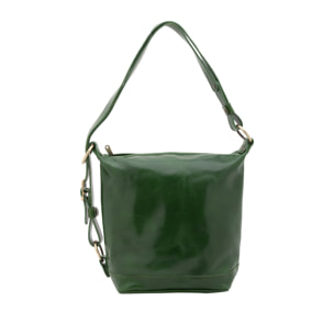Borsa a secchiello da donna - Modello False - Vera pelle - 34.0 x 33.0 x 15.0 cm