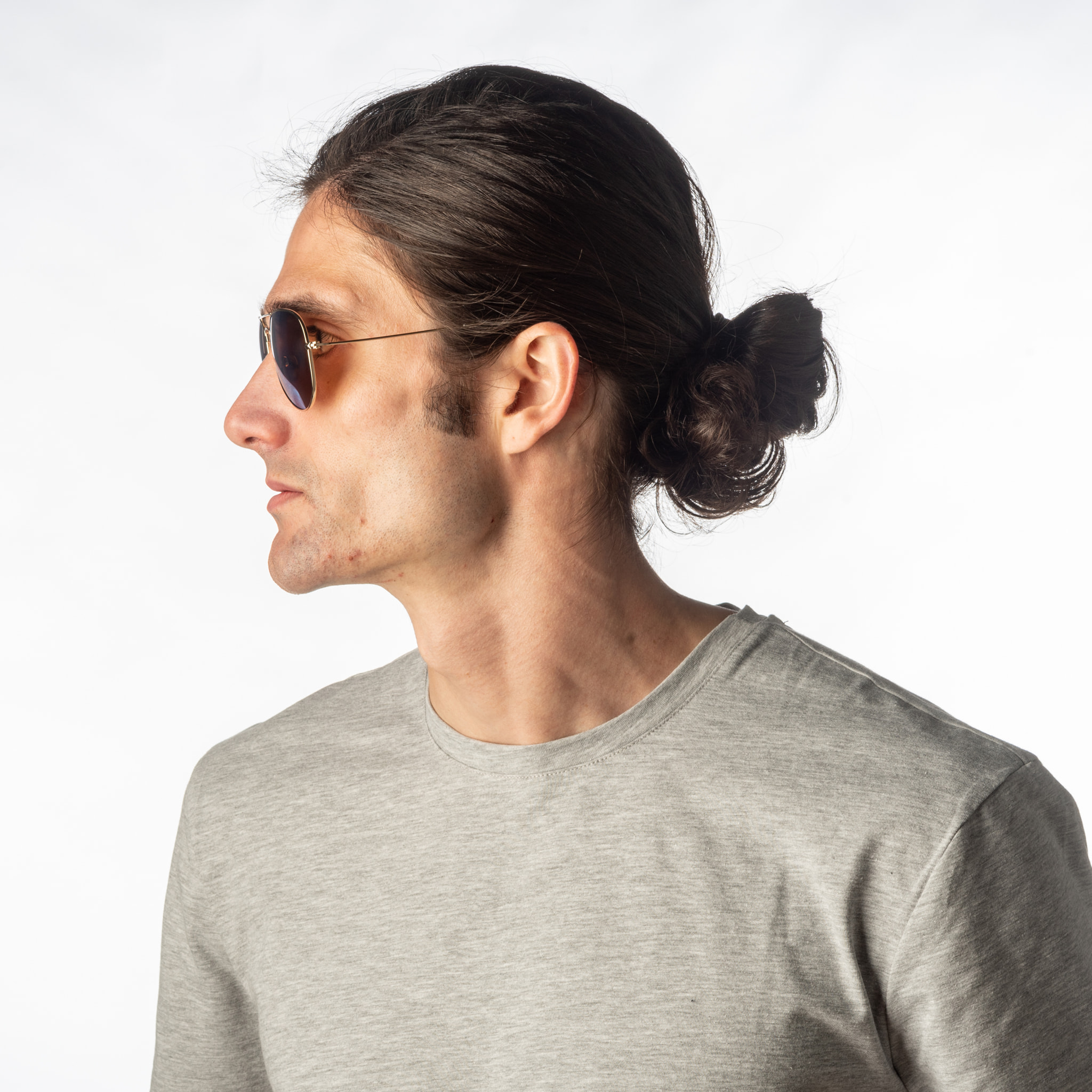 Gafas de sol PALO ALTO SAN DIEGO - Metal dorado / Revo azul