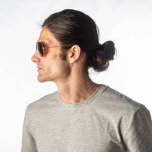 Gafas de sol PALO ALTO SAN DIEGO - Metal dorado / Revo azul